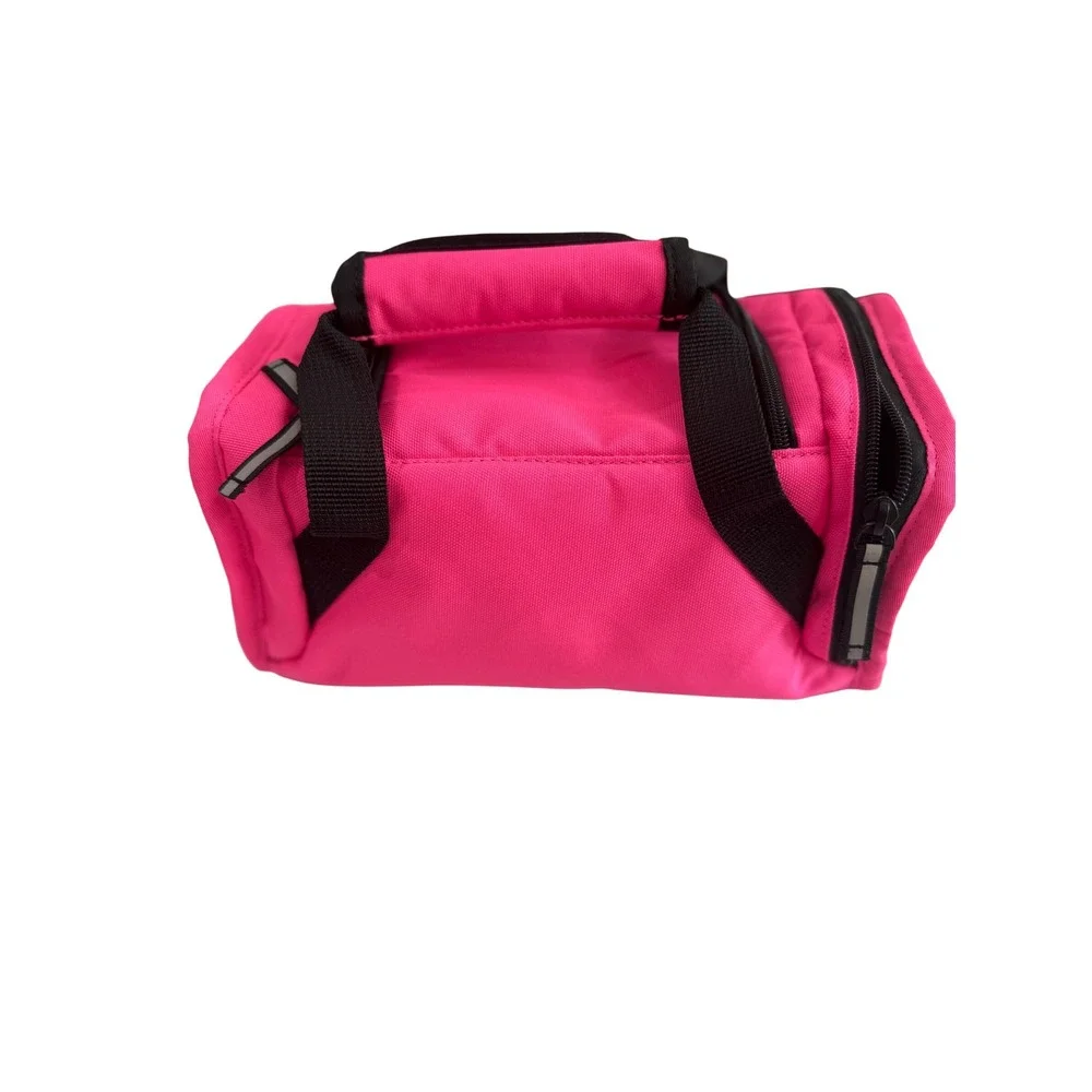 Nike Fuel Duffle Lunch Bag Kids OS Pink  Insulated 2591-AA6 117 Logo